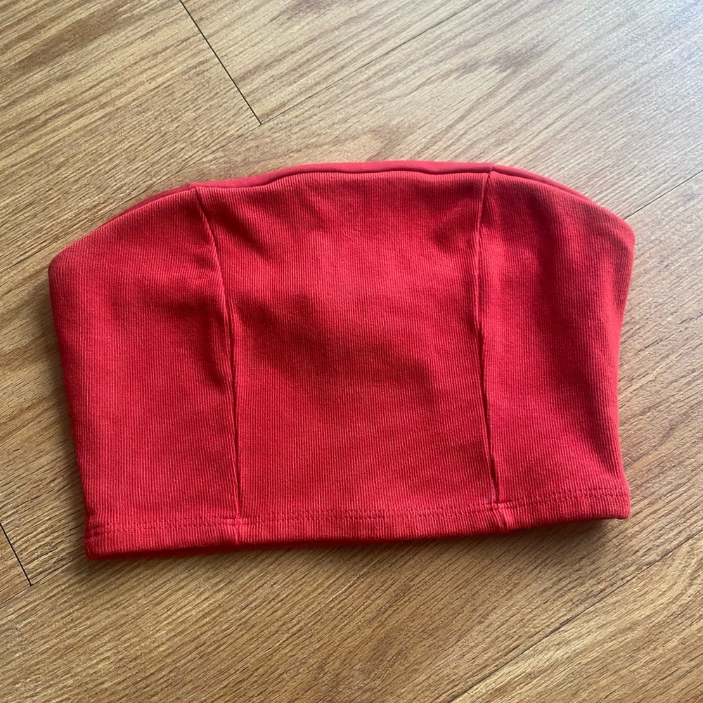 Red Crop Top